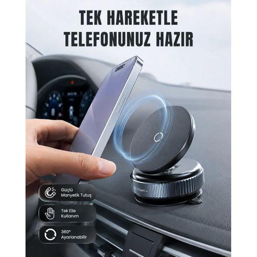 16 Mıknatıslı Araç Telefon Tutucu Kaymaz Ve Güvenli