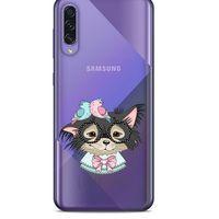 Zoologix (82) Samsung Galaxy A50s Şeffaf Kılıf Silikon Desenli