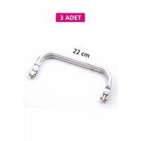 Gizli Metal Çanta Bursu – 3 Adet - 22 cm - Metal Çanta Aparatı Çanta Aksesuarı