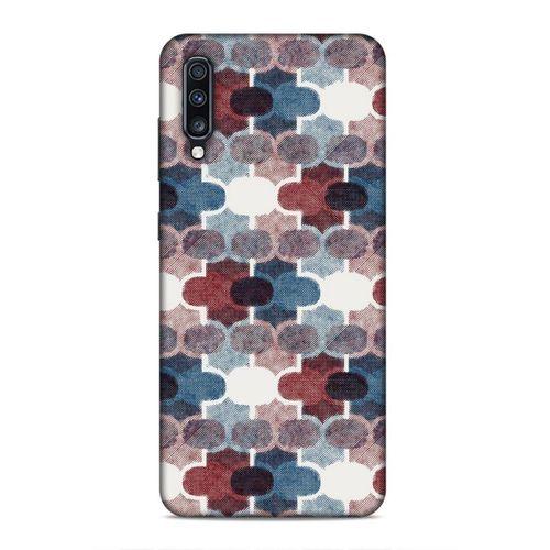 Samsung Galaxy A70s Uyumlu Kılıf Romans (7) Telefon Kılıfı Bordo Mavi