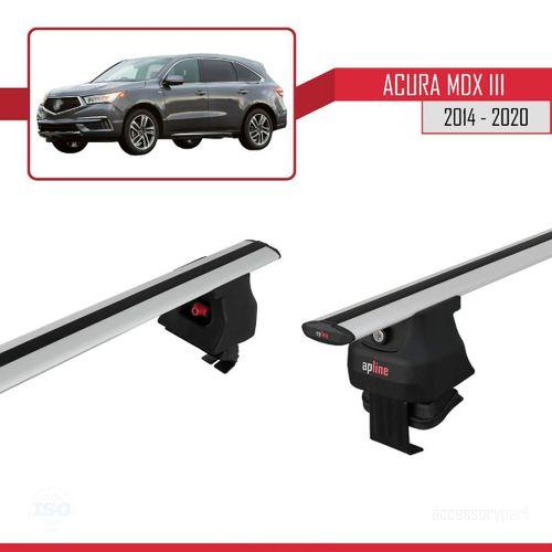 Acura MDX III (YD3) 2014-2020 Arası ile uyumlu ACE-4 Ara Atkı Tavan Barı GRİ