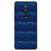 Xiaomi Mi 9T Kılıf Patchwork (43) Thin Fit Kılıf Mavi Tonları
