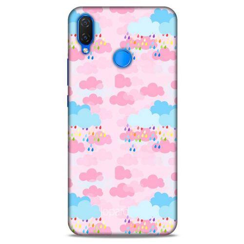 Huawei Psmart 2019 Kılıf Pastel Renkler (49) Ultra Silikon Kılıf Şeker Pembe Mavi