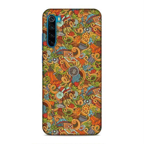 Xiaomi Redmi Note 8T Kılıf Doodle Piknik Seti Arka Kapak Silikon Koruma Full Koruyucu