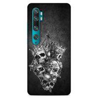 Lopard Xiaomi Mi Note 10 Uyumlu Kılıf Tattoo's (47) Crystal Flex Kılıf Kafatasları