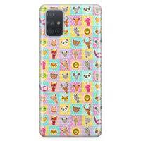 Samsung Galaxy A71 Kılıf Peluş Oyuncaklar Arka Kapak Koruma Desenli Full Koruyucu
