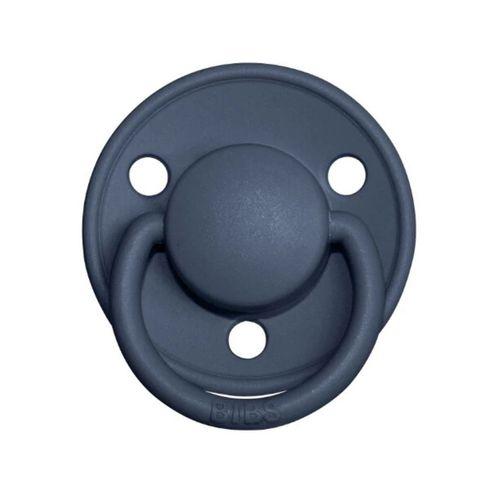 Eğitici Çocuk Bibs De Lux Silikon Emzik 0-36 Ay Steel Blue