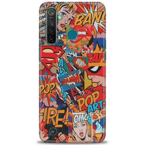 Realme 5 Pro Kılıf HD Baskılı Kılıf - Cartoons + Tam Ekran Koruyucu