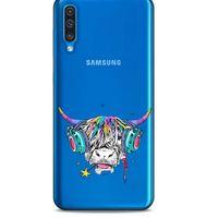 Zoologix (8) Samsung Galaxy A30s Şeffaf Kılıf Silikon Desenli