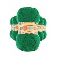 5 Adet Lüks Patik İpi Yünü Canlı Yeşil 98596