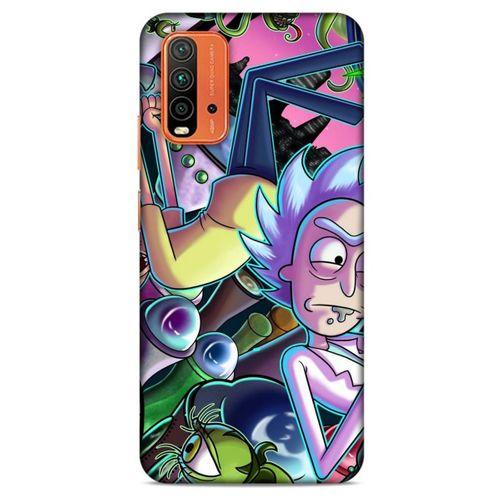 Xiaomi Redmi Note 9 4g Uyumlu Kılıf Rick And Morty (40) Fit Silikon Kılıf Rick D. Sanchez