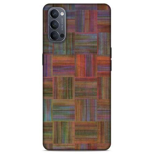 Lopard Oppo Reno 4 Uyumlu Kılıf Wood'X (48) Bumper Kılıf Desenli
