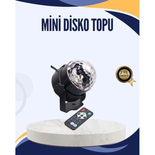 Müzik Sensörlü Renkli Led Parti Işığı