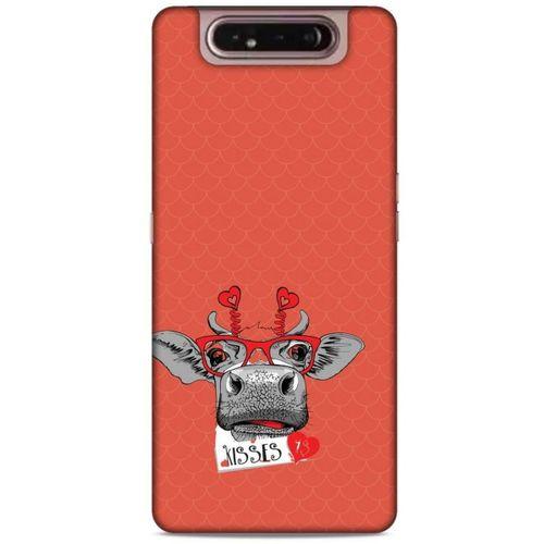 Animax Cute Cow Samsung Galaxy A80 Kılıf Desenli Silikon