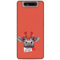 Animax Cute Cow Samsung Galaxy A80 Kılıf Desenli Silikon