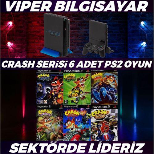 MUHTEŞEM CRASH SERİSİ 6 ADET PS2 OYUN