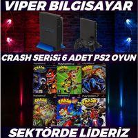 MUHTEŞEM CRASH SERİSİ 6 ADET PS2 OYUN