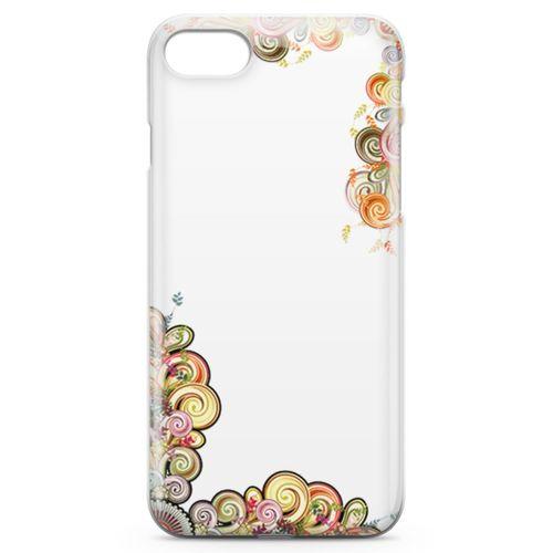 Apple iPhone 8 Kılıf El İşi Süsler Arka Kapak Koruma Desenli Full Koruyucu