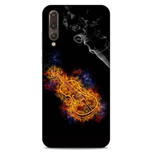 Lopard Huawei P20 Pro Uyumlu Kılıf FireX (8) Baskılı Kılıf Keman