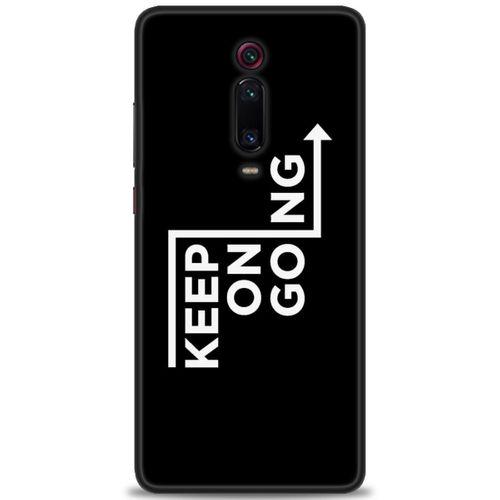 Xiaomi Mi 9T Kılıf HD Baskılı Kılıf - Keep On Going + Tam Ekran Koruyucu