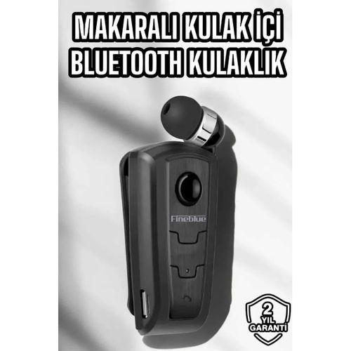 Makaralı Bluetooth Kulaklık Kulak İçi Android İos Uyumlu Titreşimli