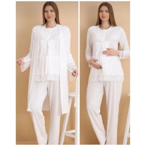 BirolGaye 26005 Hamile Lohusa 3 Lü Pijama Sabahlık Tk