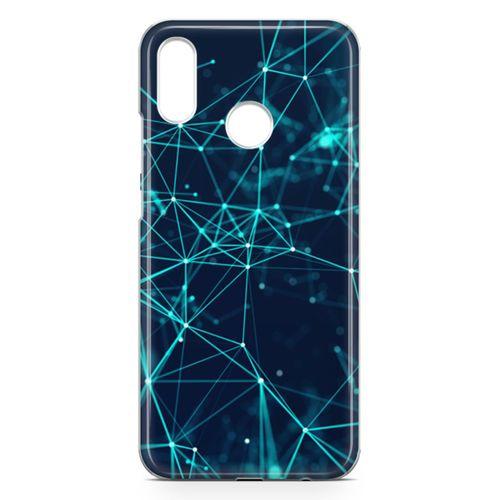 Huawei Nova 3e Kılıf Yeşil Ağ Arka Kapak Koruma Desenli Full Koruyucu