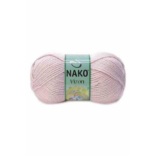 5 Adet Vizon Premium Akrilik El Örgü İpi Yünü Renk No:318 Gül Goncası