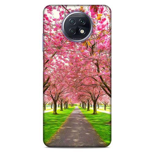 Lopard Xiaomi Redmi Note 9T Uyumlu Kılıf Bahar (42) Rugged Armor Kılıf Pembe Ağaç