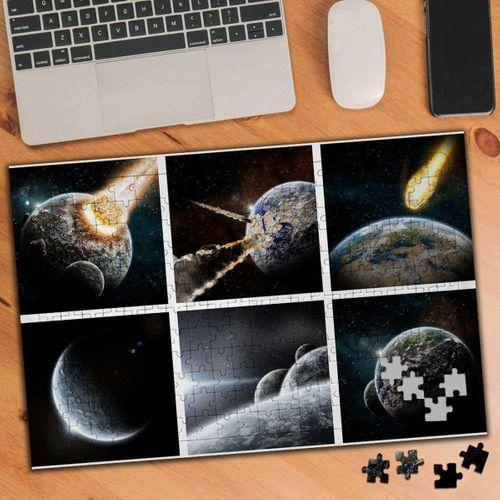 Gök Bilimleri Kolyajı 240 Parça Puzzle Yapboz-ks70085