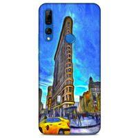 Huawei Y9 Prime 2019 Kılıf Dünya Mimarisi (7) Telefon Kılıfı Flat Iron New York