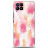 Realme 8 Kılıf HD Baskılı Kılıf - Pembe Palet + Tam Ekran Koruyucu