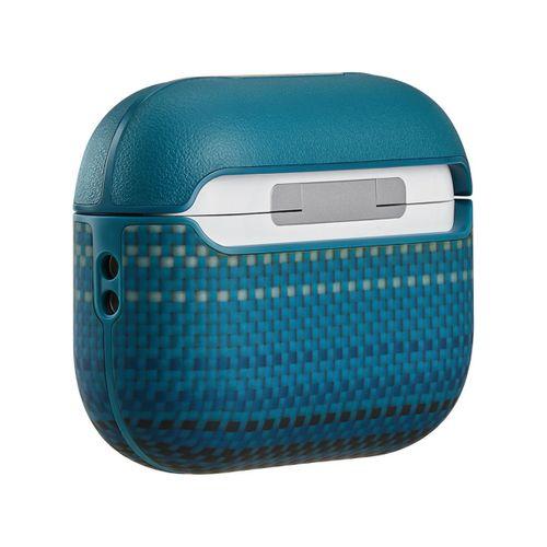 Apple Airpods Pro 3 Kılıf Aramid Fiber Pitaka Tactile Woven Sunset-Moonrise Serisi Kapak