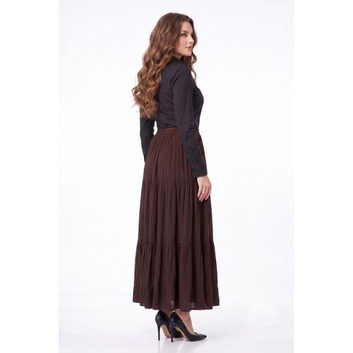Kadın Uzun Lastikli 3 Parça Etek BGL-ST05588