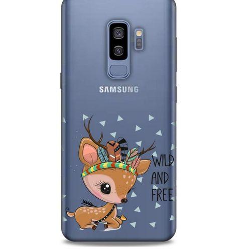 Zoologix (50) Samsung Galaxy S9 Plus Şeffaf Kılıf Silikon Desenli