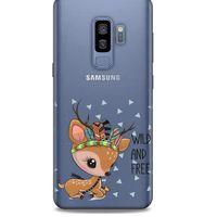 Zoologix (50) Samsung Galaxy S9 Plus Şeffaf Kılıf Silikon Desenli