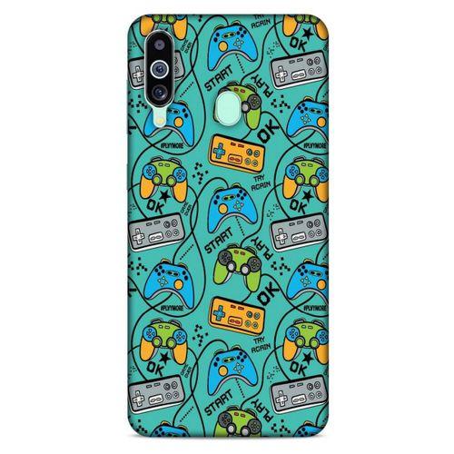 Retro (4) Desen Koruma Kılıfı Renkli Samsung Galaxy M40 Kılıf