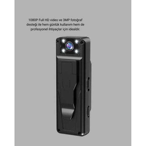 Mini Güvenlik Kamerası 1080p 3mp Fotoğraf 180° Ayarlanabilir Lens Usb Şarjlı