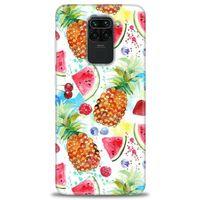 Xiaomi Redmi Note 9 Kılıf HD Baskılı Kılıf - Meyveler + Tam Ekran Koruyucu