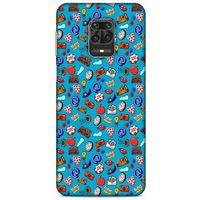 Retro (21) Desen Koruyucu Kapak Renkli Xiaomi Redmi Note 9 Pro Kılıf