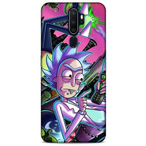 Oppo A5 2020 Uyumlu Kılıf Rick And Morty (20) Koruyucu Kılıf MC Haps