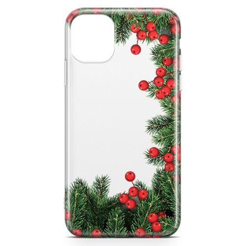 Apple iPhone 11 Pro Max Kılıf Göknar Ağacı Arka Kapak Koruma Desenli Full Koruyucu
