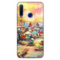 Cityx (16) Huawei Y6P Kılıf Silikon Kapak Desenli