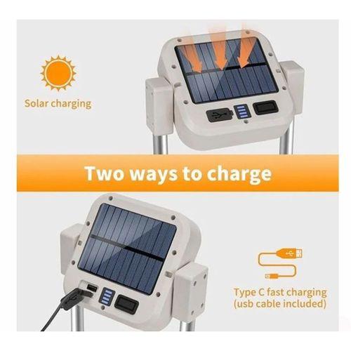 Katlanabilir Kamp Lambası Çok İşlevli Ultra Güçlü 4 Modlu Aydınlatma