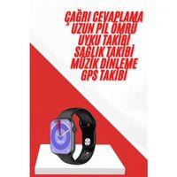 Yeni Nesil Akıllı Saat Ve Kulaklık Seti Gümüş Kasa Zarif Tasarım Çok Fonksiyonlu