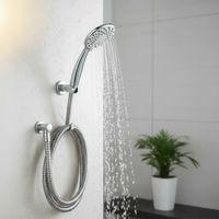 Yağmur Damlama Sistemli Banyo Duş Başlığı Armatürü Fiskiyesi