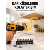 12’li Akrobat Bits Vidalama Seti Esnek Uç Çok Yönlü Kullanım Yeni Nesil