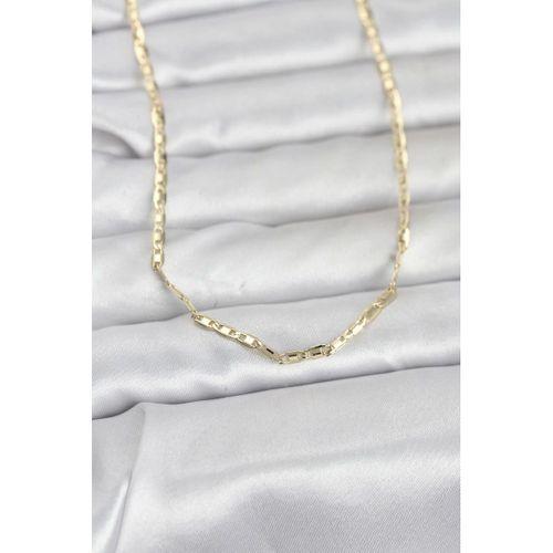 CM 14K Gold Renk Gemici Zincir Model 60 cm Kadın Kolye