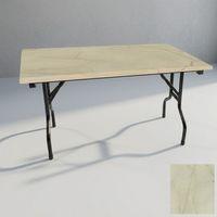 Dockers Banket Katlanır Masa (Werzalit, Allzalit. Vermodin Tabla 80x140) - Golden Marble