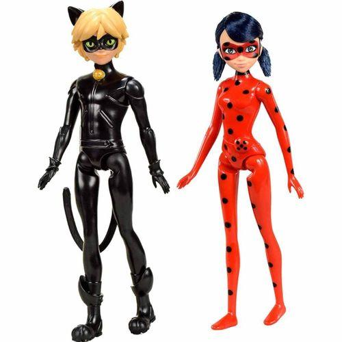 Miraculous Ladybug ve Cat Noir 2'li Paket 26 cm